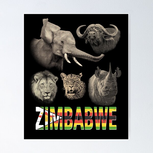 Item preview, Zimbabwe Big Five Africa Safari designed and sold by Scotch Macaskill.
