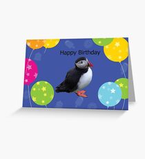 Puffin Birthday Card Greeting Card
