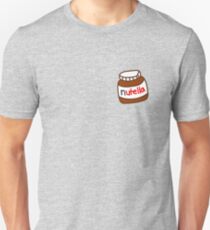 Camiseta ajustada Lindo patrón Tumblr Nutella