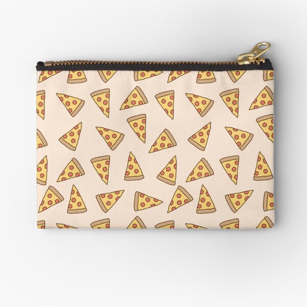 Cute Tumblr Pizza Pattern Zipper Pouch