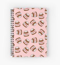 Cute Tumblr Nutella Pattern Spiral Notebook