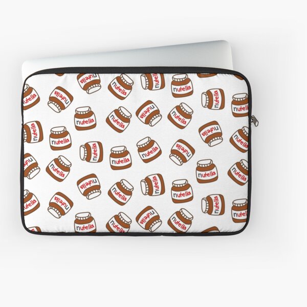 Cute Tumblr Nutella Pattern Laptop Sleeve