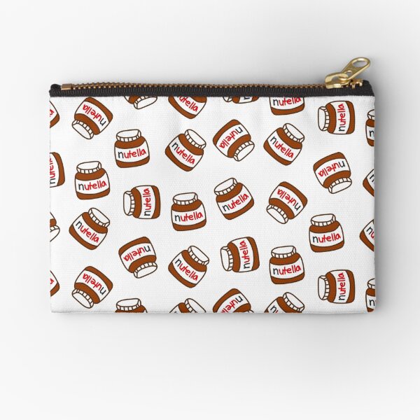 Cute Tumblr Nutella Pattern Zipper Pouch