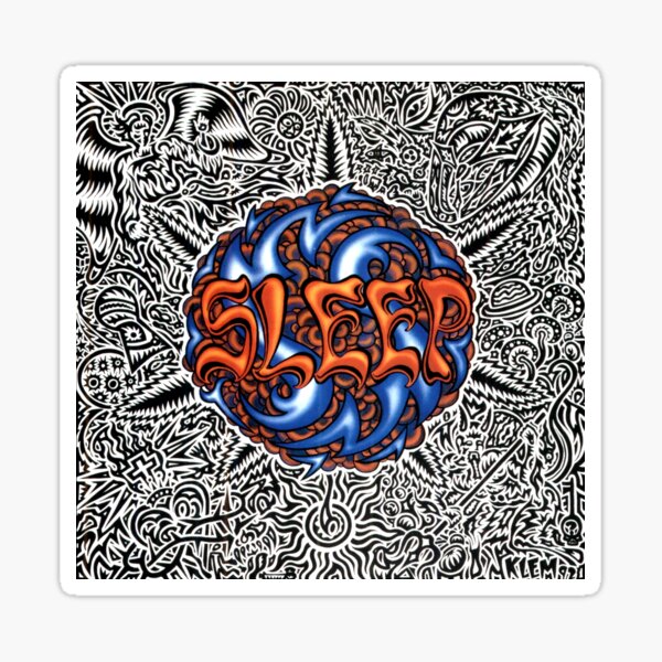 Steep stoner sludge metal band - Holy mountain album cover Dragonaut Sticker