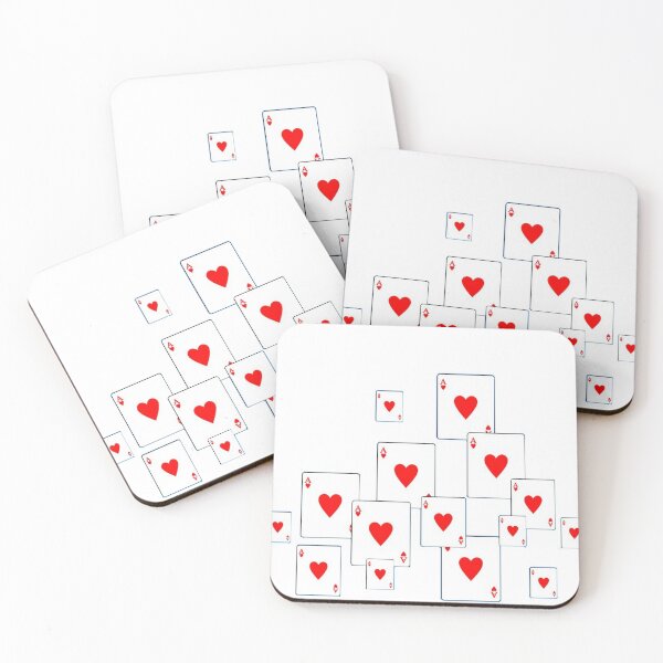Item preview, RED ACE OF HEARTS PLAYING CARDS ART, designed and sold by sharlesart.