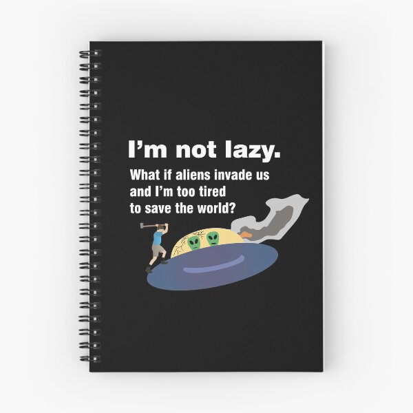 Item preview, Lazy People Fight Alien UFO designed and sold by NorseTech.
