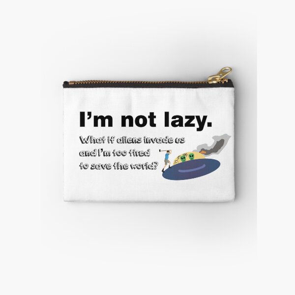 Item preview, Lazy People Fight Alien UFO designed and sold by NorseTech.