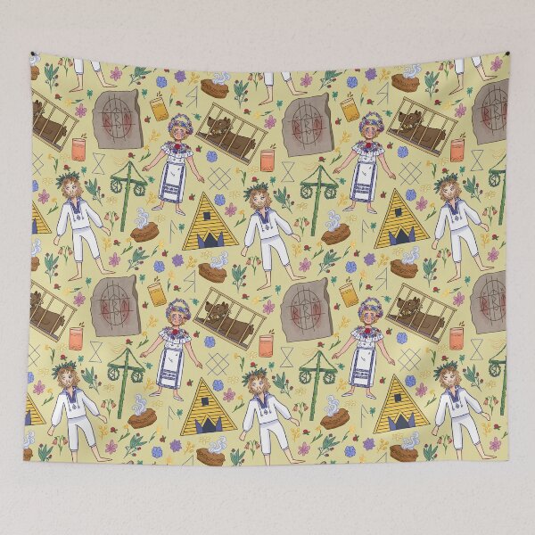 Item preview, Midsommar Pattern #1 designed and sold by misnamedplants.