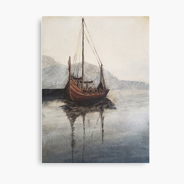 Lonely Viking Canvas Print