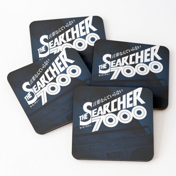 Item preview, Retro Cool Logo + Sexy Japanese Ad The Searcher 7000 designed and sold by LeeLuckyLee.