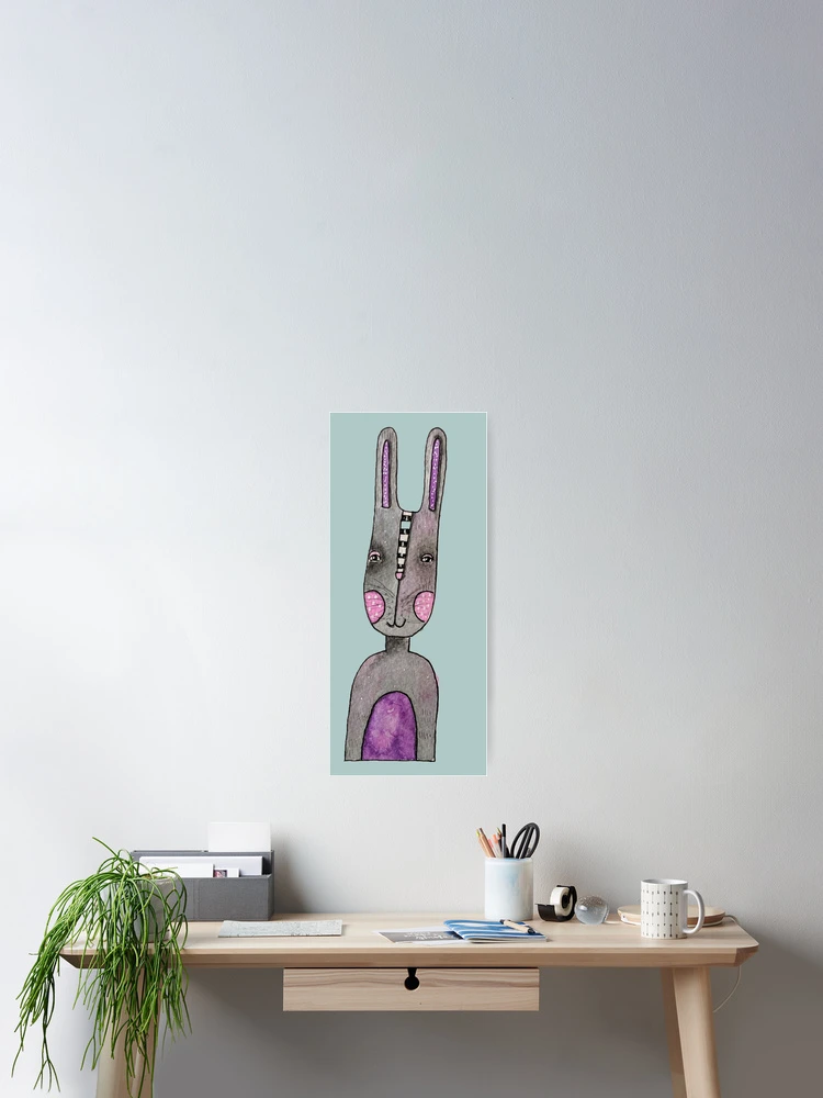 Thumbnail 2 of 3, Poster, Rex Rabbit designed and sold by embellish studios.