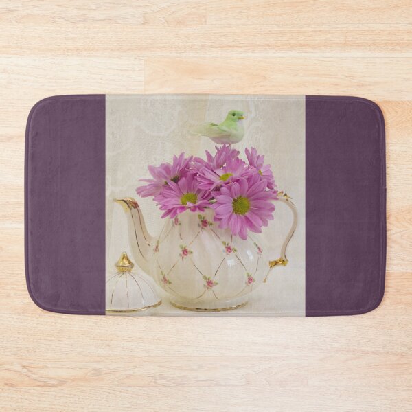 Item preview, A Tea Pot Of Pink Daisies  designed and sold by Sandra Foster.