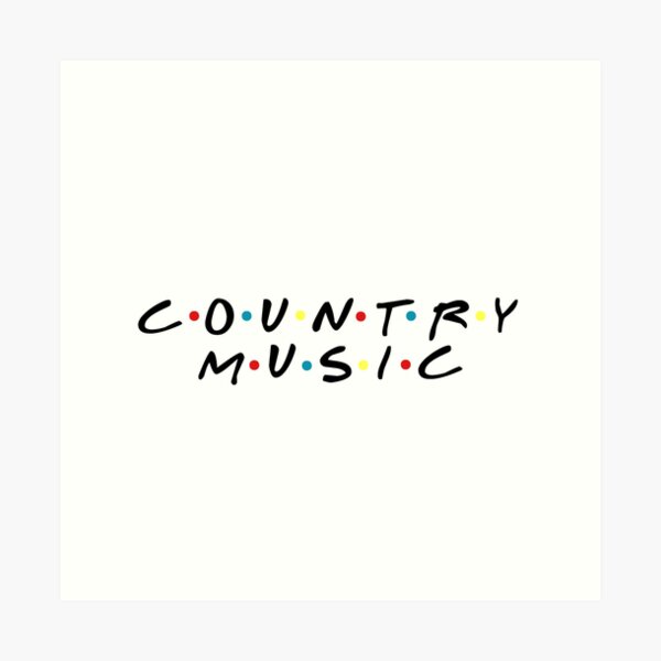 Country Music Art Print