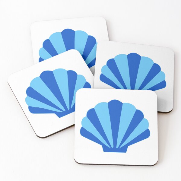 Item preview, Blue seashell designed and sold by rice-shirts.