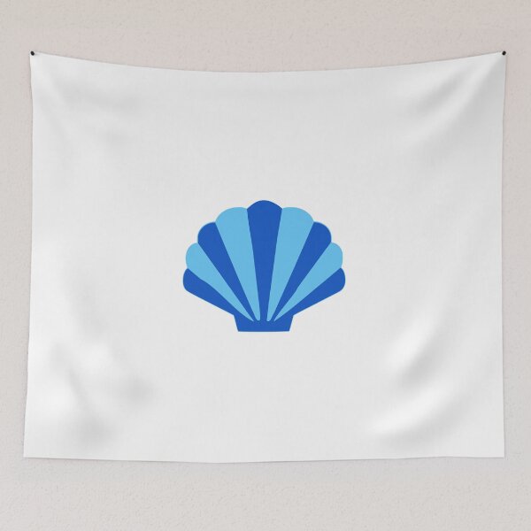Item preview, Blue seashell designed and sold by rice-shirts.