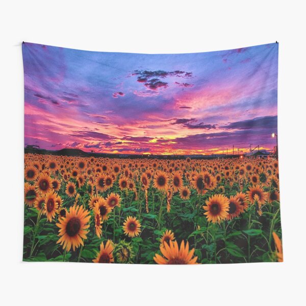 Item preview, Sunflower field series #2 – Sunset - by Jéanpaul Ferro designed and sold by Jéanpaul  Ferro.