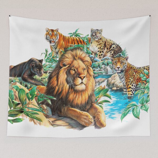 Item preview, Big Cat Collage designed and sold by Salmoneggs.