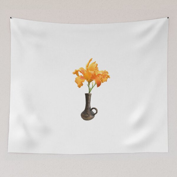 Item preview, Orange lily in a vase designed and sold by rice-shirts.
