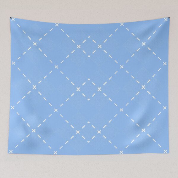 Aperçu de l'œuvre Argyle Blue Mod créée et vendue par PageDesigns.