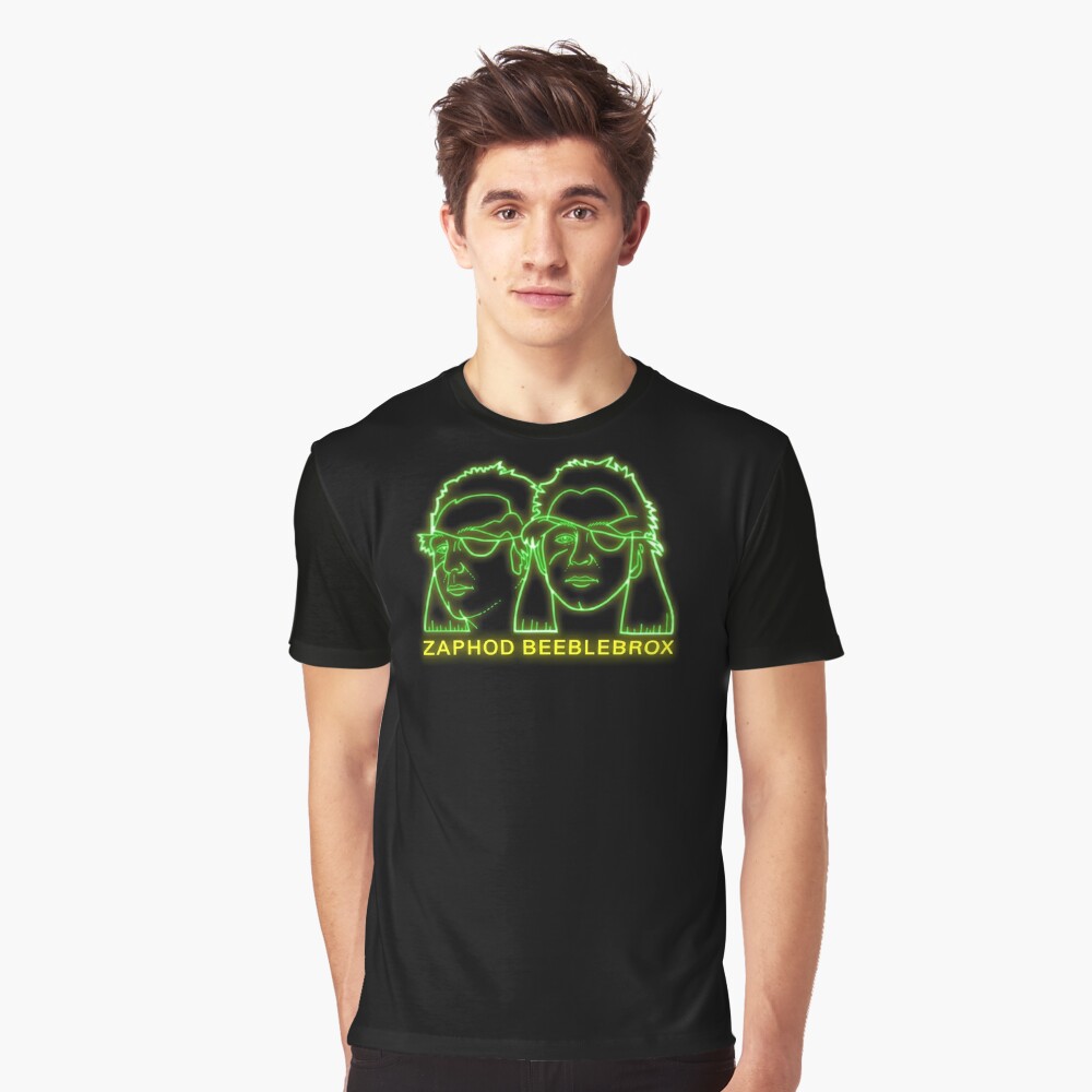 NDVH Zaphod Beeblebrox H2G2 Graphic T-Shirt