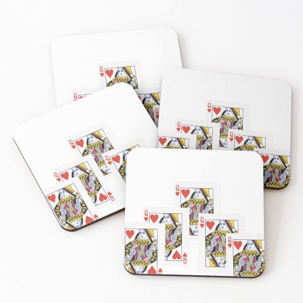 Item preview,    RED QUEEN OF HEARTS PLAYING CARDS ART, designed and sold by sharlesart.