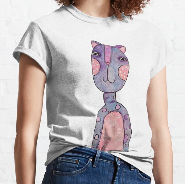 Lavender Cat Classic T-Shirt