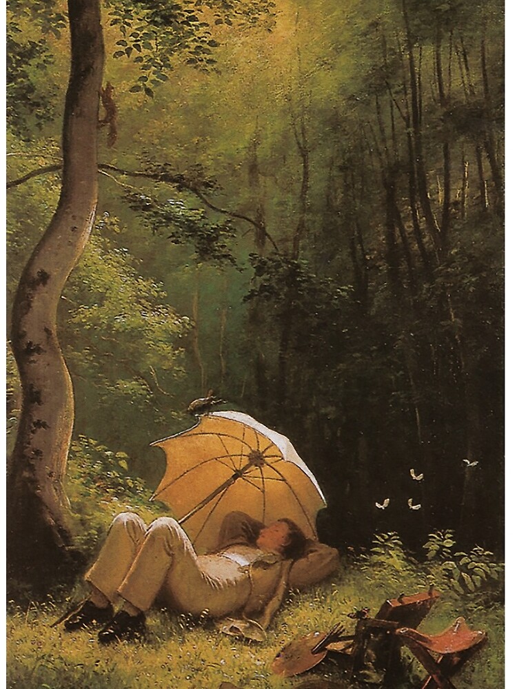 The Artist.. circa 1850..Carl Spitzweg by edsimoneit