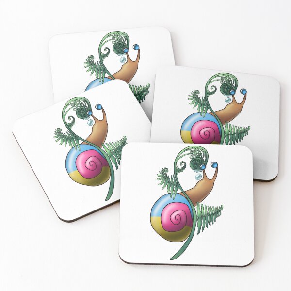 Item preview, Pan Fern Pride Snail designed and sold by PrideSnails.