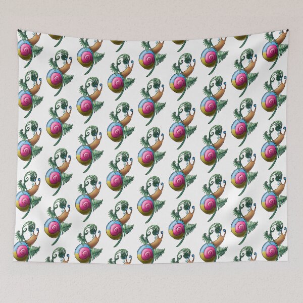 Item preview, Pan Fern Pride Snail designed and sold by PrideSnails.