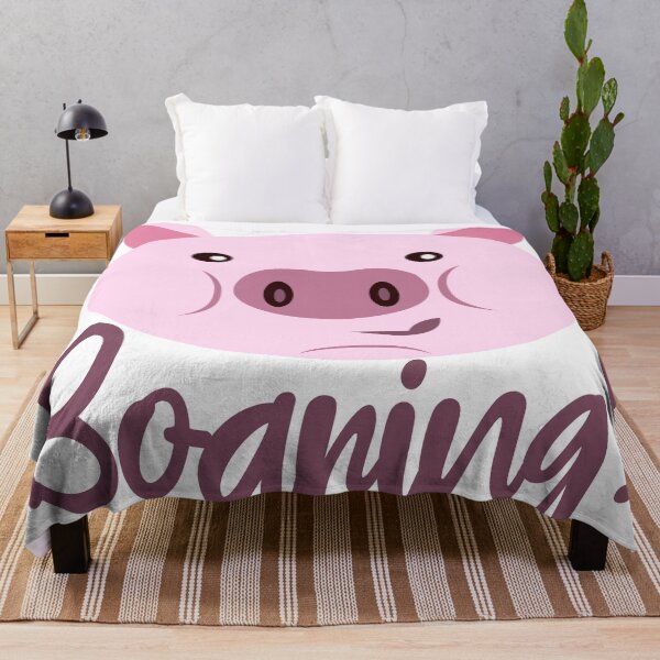 Item preview, Boaring! Funny Pig Pun designed and sold by MclaughlinGifts.