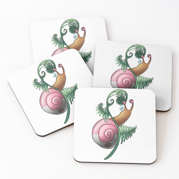 Artikelvorschau, Sapphic WLW Fern Pride Schnecke entworfen und verkauft von PrideSnails.