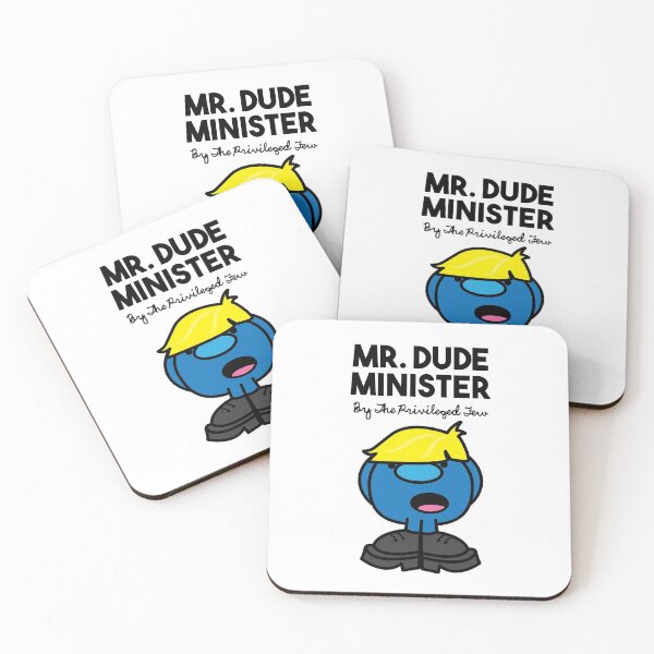 Item preview, MR DUDE MINISTER, PRIME MINISTER, BORIS JOHNSON UK POLITICS CONSERVATIVE PARTY CARTOON MR T-SHIRT  designed and sold by prezziefactory.