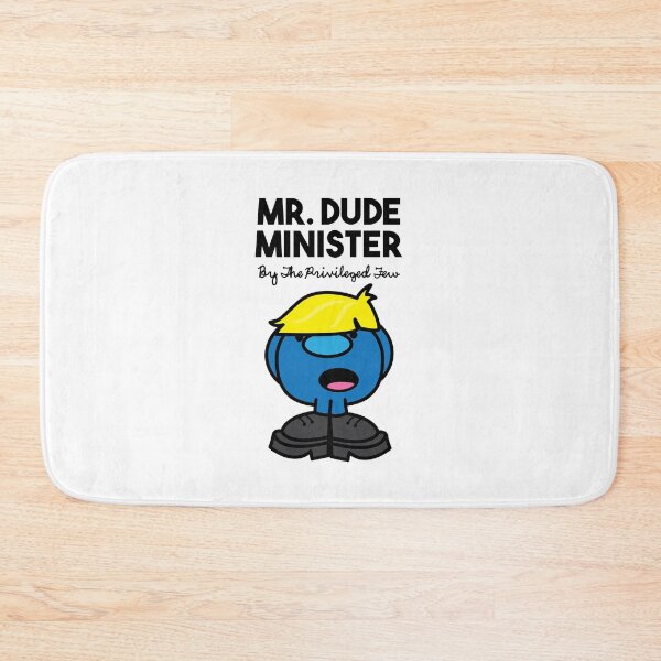 Item preview, MR DUDE MINISTER, PRIME MINISTER, BORIS JOHNSON UK POLITICS CONSERVATIVE PARTY CARTOON MR T-SHIRT  designed and sold by prezziefactory.