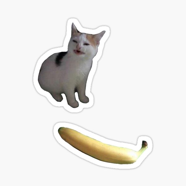All About Banana Crying Cat Sticker Pack - 30pcs