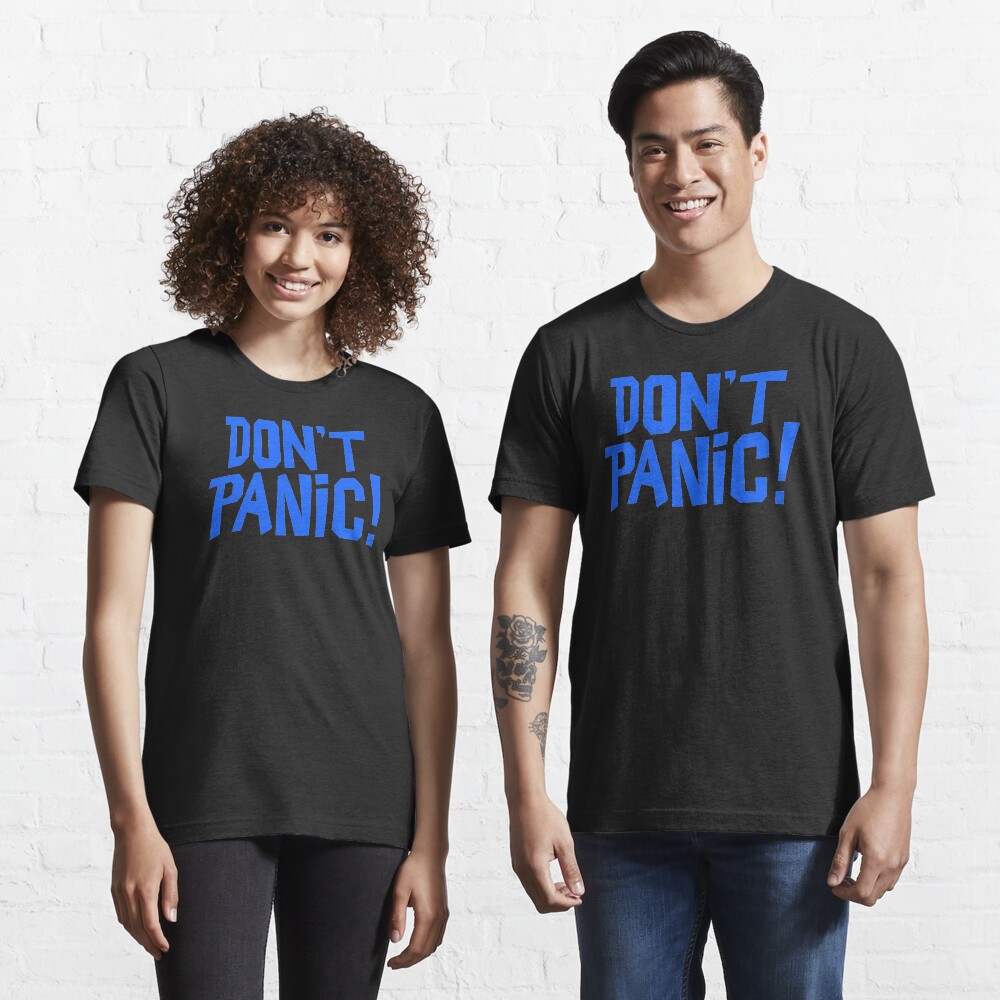 NDVH Don't Panic - Blue 1 H2G2 Essential T-Shirt