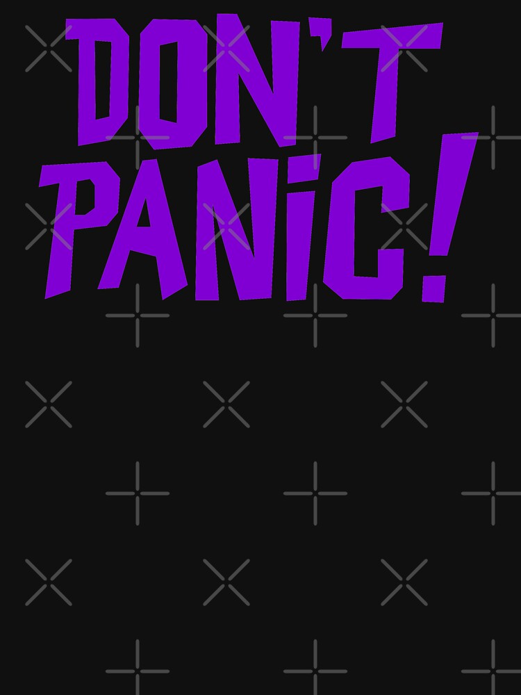 NDVH Don't Panic - Purple 1 H2G2 by nikhorne