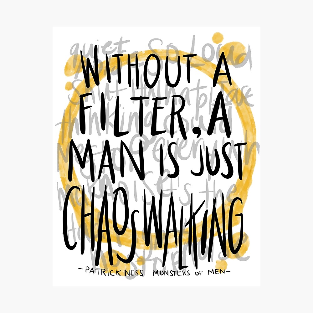 Chaos Walking Poster By Kenboyle Redbubble