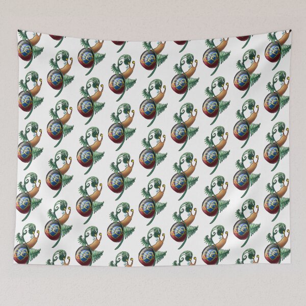 Item preview, Polyamory Flag Fern Pride Snail designed and sold by PrideSnails.