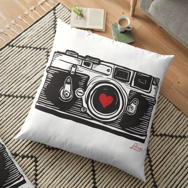 Leica Love! Floor Pillow