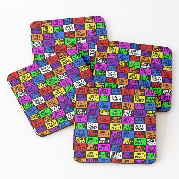 Item preview, NDVH Don't Panic - Multicoloured H2G2 designed and sold by Nik’s T-Shirts.