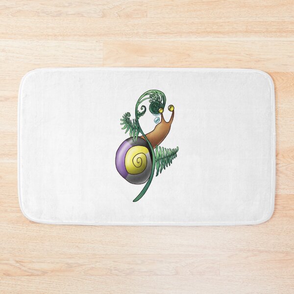 Item preview, Nonbinary Fern Pride Snail designed and sold by PrideSnails.