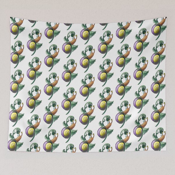Item preview, Nonbinary Fern Pride Snail designed and sold by PrideSnails.