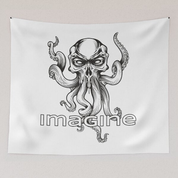 Item preview, Imagine Music Festival Trippy Skull and Octopus Design designed and sold by Bria Jackson.