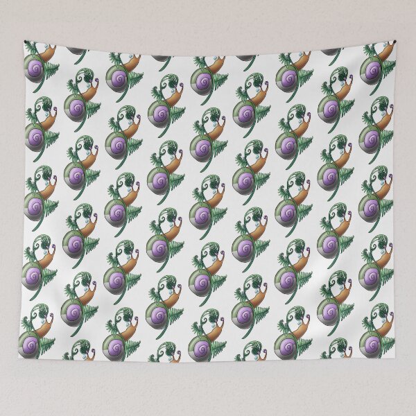 Item preview, Genderqueer Fern Pride Snail designed and sold by PrideSnails.