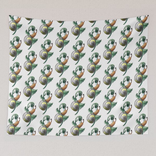 Item preview, Demigender Deminonbinary Fern Pride Snail designed and sold by PrideSnails.