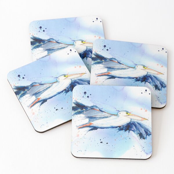 Item preview, Pelican in flight designed and sold by Peta Wakeham.