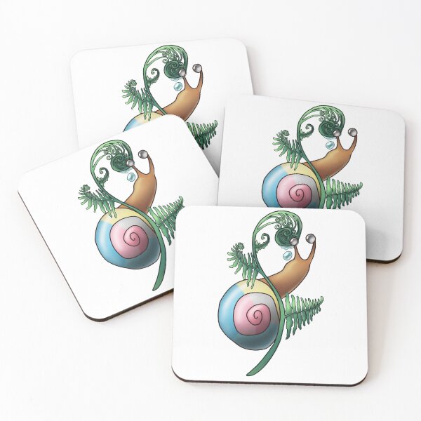 Item preview, Genderflux Fern Pride Snail designed and sold by PrideSnails.