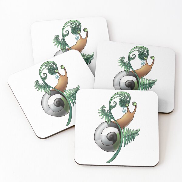 Item preview, Agender Fern Pride Snail designed and sold by PrideSnails.