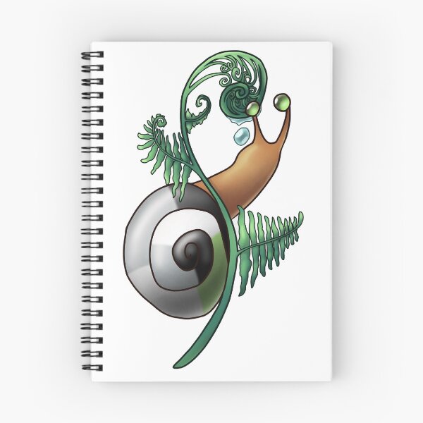 Item preview, Agender Fern Pride Snail designed and sold by PrideSnails.
