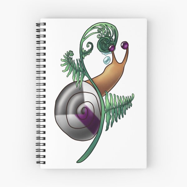 Item preview, Demisexual Fern Pride Snail designed and sold by PrideSnails.